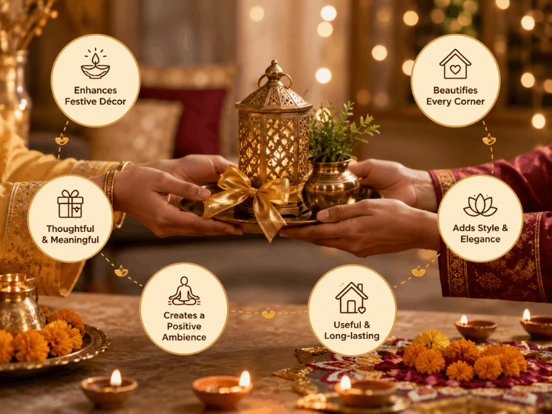 Benefits of Giving Home Décor Gifts During Diwali