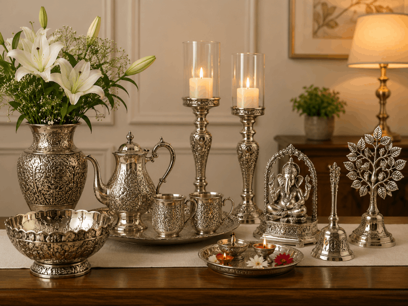 German Silver Home Decor: A Good Choice