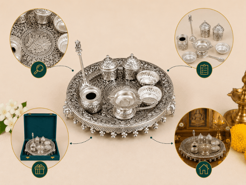 How to Choose the German Silver Pooja Thali