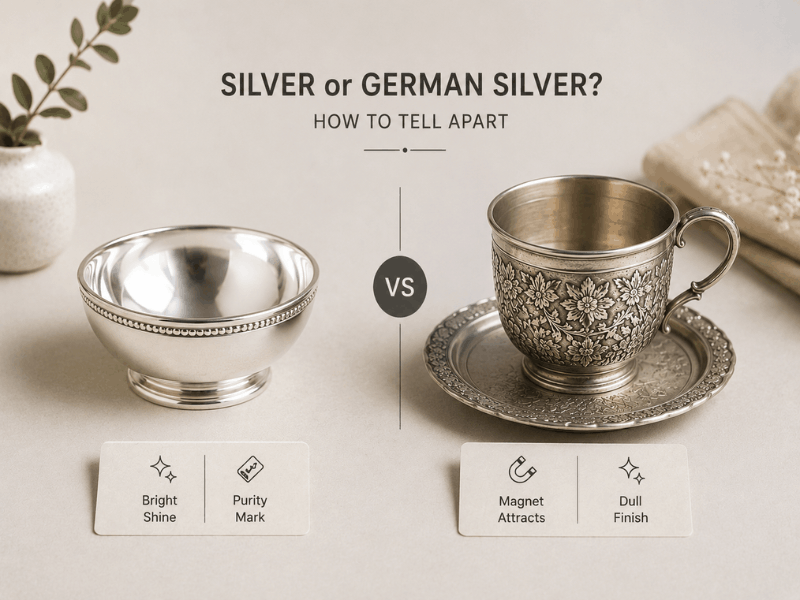 How to Tell SILVER or GERMAN SILVER Apart