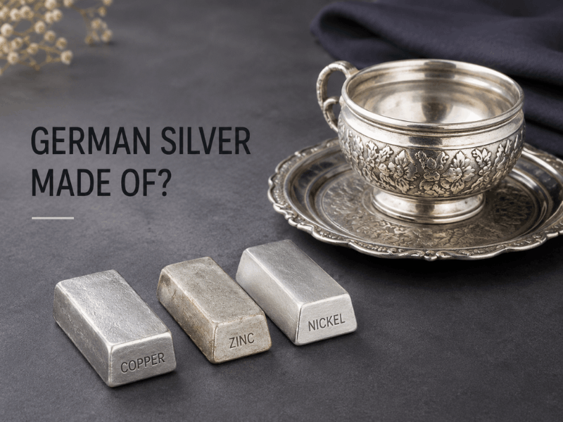 What is German silver made of ?