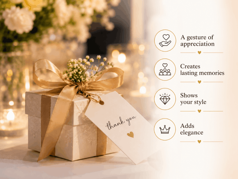 Why Wedding Gifts for Guests Matter